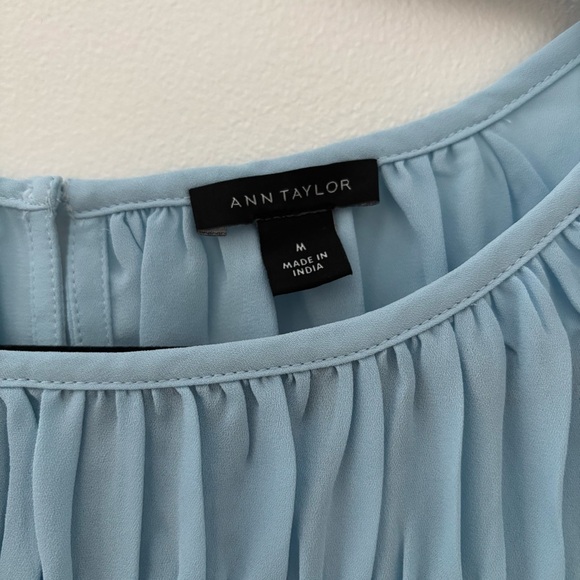 Ann Taylor Women’s Smocked Peplum Blouse - Picture 3 of 3